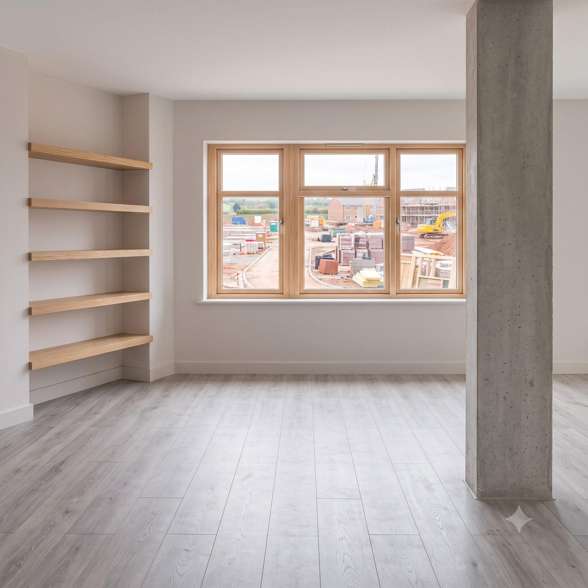 New build house cleaning